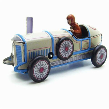 Vintage Retro Racing Tin toys Classic Clockwork Wind Up racing car Collection Tin Toy For Adult Kids Collectible Gift