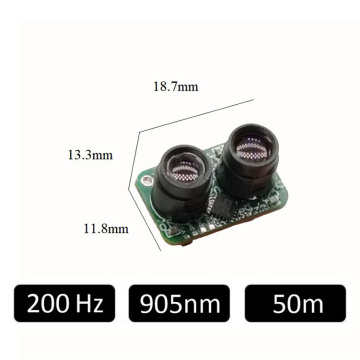 Penderia Julat Pengesanan Radar Automotif 200Hz DTOF 50m