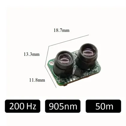 200Hz DTOF 50m Automotive Radar Detection Range Sensor