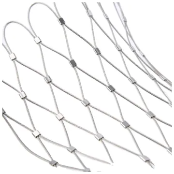 Flexible Stainless Steel Wire Rope Bird Netting for Zoo Aviaries and Parrot Enclosures