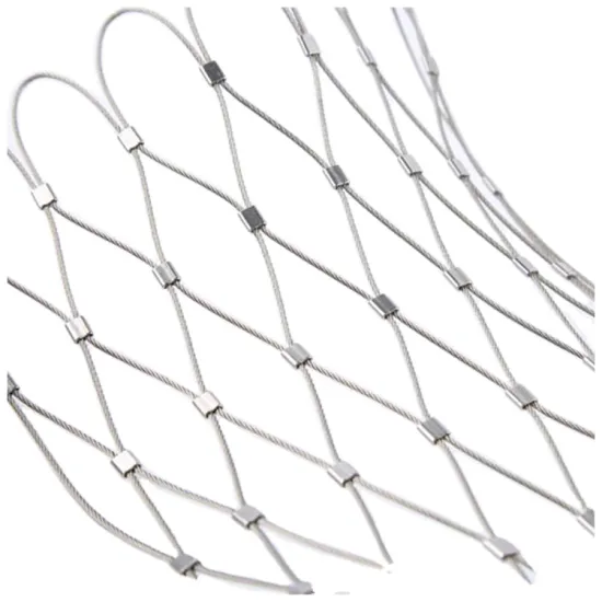 Flexible Stainless Steel Wire Rope Bird Netting for Zoo Aviaries and Parrot Enclosures