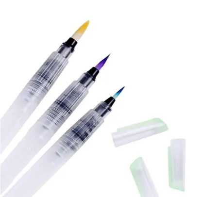 Art Refillable Watercolor Pencil Brush Pen Set for Painting and Calligraphy