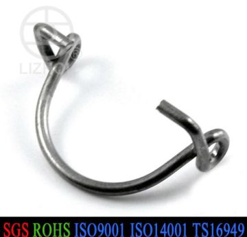 Wire Bend Spring Forms with Double Hook