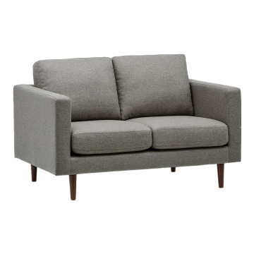 Mid-Century Modern Elegant Sofa Love Seat for Living Room: Upholstered in High-Quality Fabric