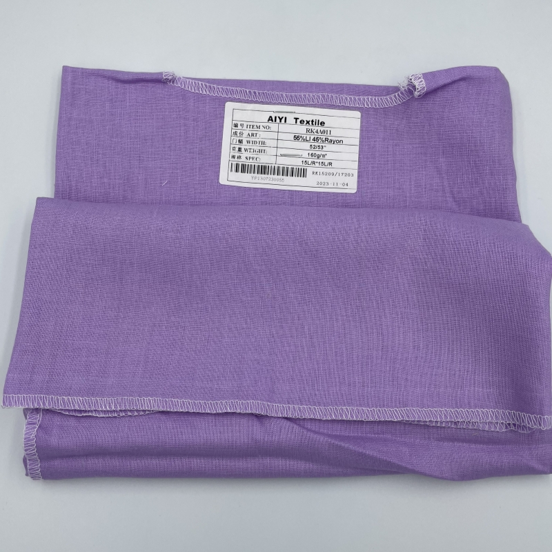 Eco Friendly Linen Rayon Fabric Jpg