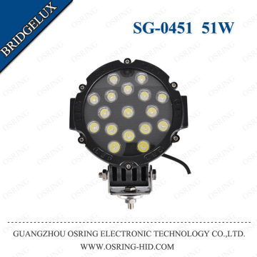 OSRING high quality car led work light 50W 6.3 inch offroad led truck work lights for trucks SUV headlamp car auto part