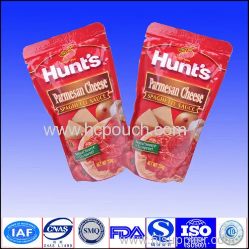 Stand Up Plastic Bag For Chips 