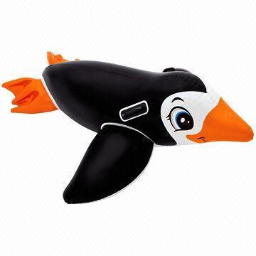 Penguin Pool Ride-on Toy, It is do as a Kiddie Float Raft to Play in the Pool, Easy Grasp