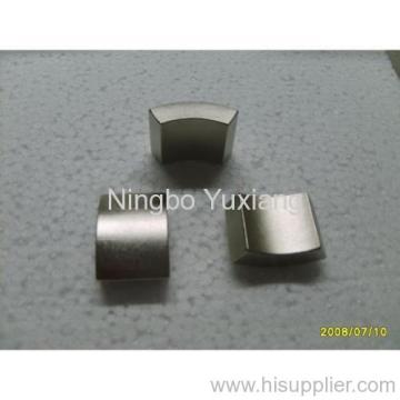 Sintered Ndfeb Arc Shape Motor Permanent Magnet 