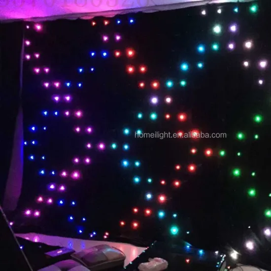 RGB Video LED Curtain - Color Changing Light for Weddings For Sale