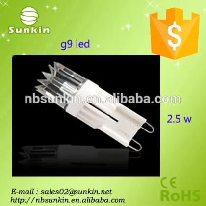 2015 Hot product g9 led g4 led with CE and RoHS Certification