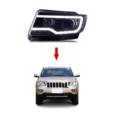 XT Grand Cherokee LED DRL Turn Signal Xenon Headlamp for Jeep Compass MK4 2011-2015