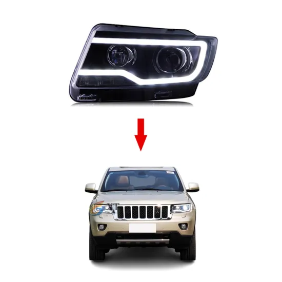 XT Grand Cherokee LED DRL Turn Signal Xenon Headlamp for Jeep Compass MK4 2011-2015