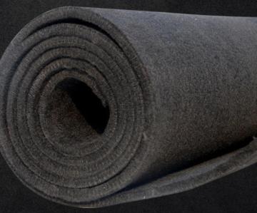 Feutre en graphite à base de PAN et à rayonne