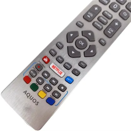 NEW Genuine Original Remote Control for Sharp Aquos HD Smart LED TV with YouTube Netflix Key