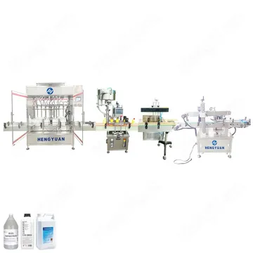 1-5L Medical Isopropyl Alcohol Production Line: Filling, Capping, Sealing, and Labeling Machines