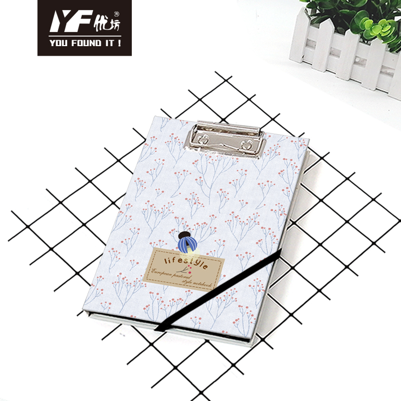 Style de vie personnalisé Cute A5 Clipboard reliant à feuilles de feuille de carnet