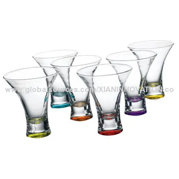 Good-quality Riedel "O" Stemless Martini Glasses