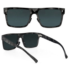 Retro Polarized Shades Carbon Fibre Sunglasses Square Carbon Fibre Sunglasses Supplier