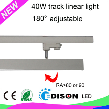 5 years warranty CRI80 or 90 4FT 50*50 40W track padent LED linear light