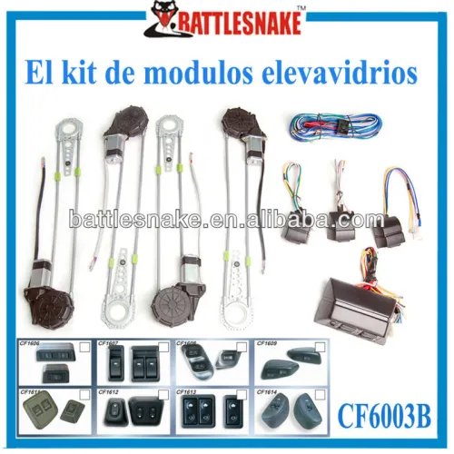 Upgrade New High Torque Motor Car Universal Power Window Kits Cf6003b