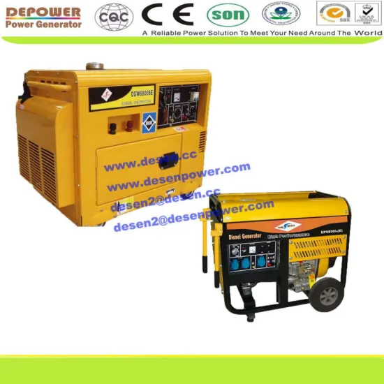 2%promotion,6KVA,5KVA 3-phase 1-phase Silent welder diesel generator supplier