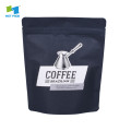 novos sacos grandes reutilizáveis ​​de grãos de café preto fosco
