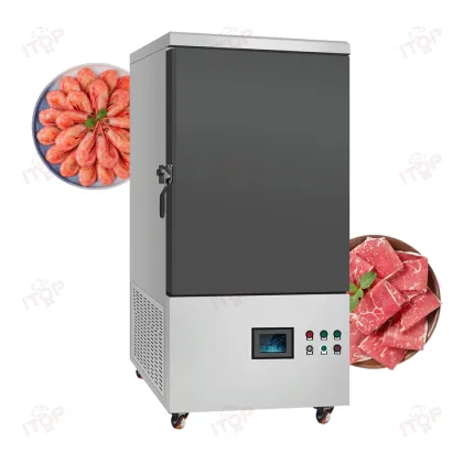 Industrial Liquid Nitrogen Freezer -196℃ Cryogenic Freezer for Quick Frozen Food Storage