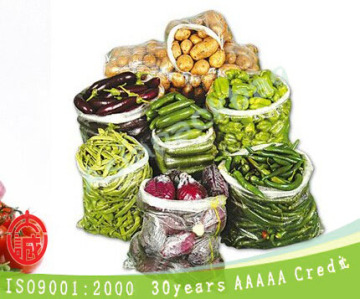 printed transparent woven bags for peppers, potatoes etc.