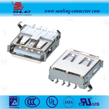 Mini SMT 14 Pin USB Female Connector