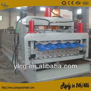 IBR glaze tile double layer roof sheet rolling machine