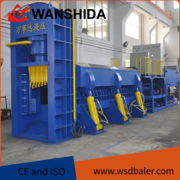 Braçadeira de cisalhamento hidráulico para reciclagem de sucata