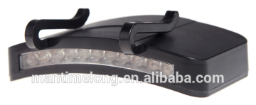 11 LED Clip-On led cap light baseball cap with built-in led light cap light