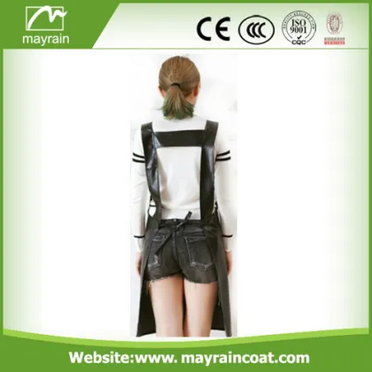 Black Adjusted PU Apron