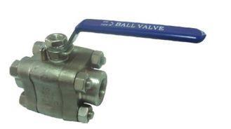 2500Lb NPT Floating Ball Valve For Pharmaceuticals With CRN