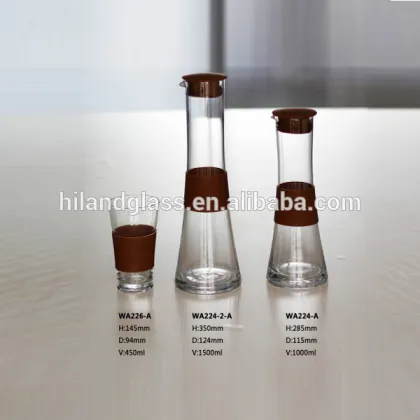 High quality glass carafe