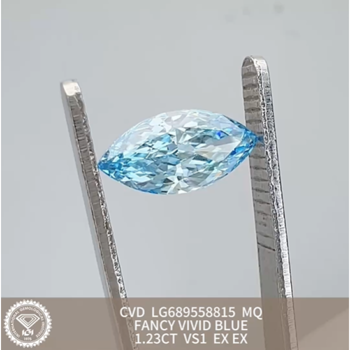 CVD Diamond Marquise 1.23CT VS1 IGI