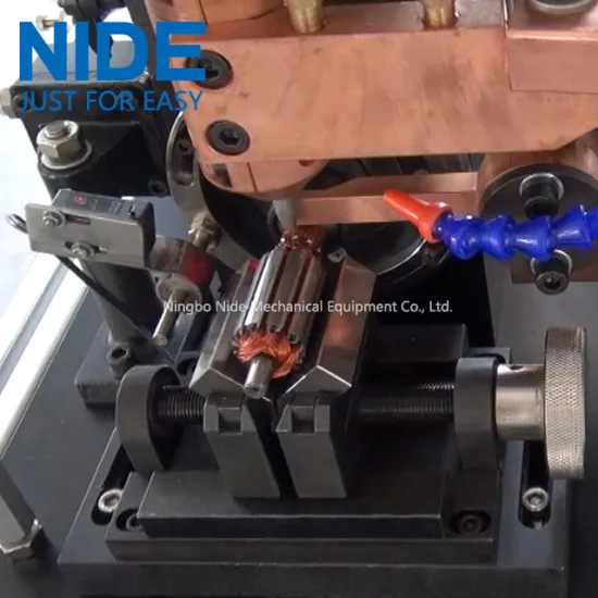 Full automatic Armature commutator spot welding and fusing machine for motor rotor