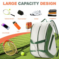 Sports Backpack Waterproof Padel Bag with Shoes Compartment