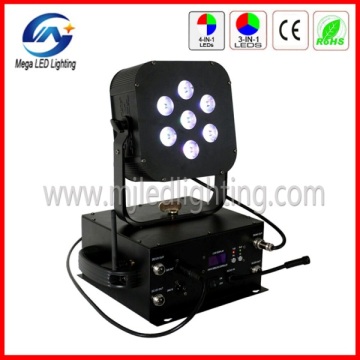 7*10W RGBW 4in1 Wireless DMX LED PAR Stage Lighting