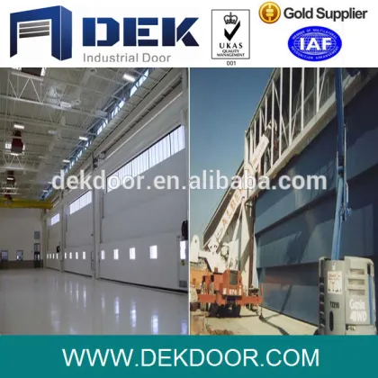 Fireproof and windproof Automatic stacking doors guillotine door