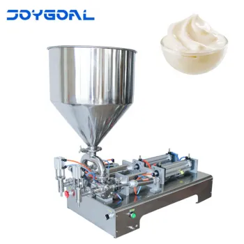 Semi-Automatic Jam Filling Machine for Jars with Cream Filling