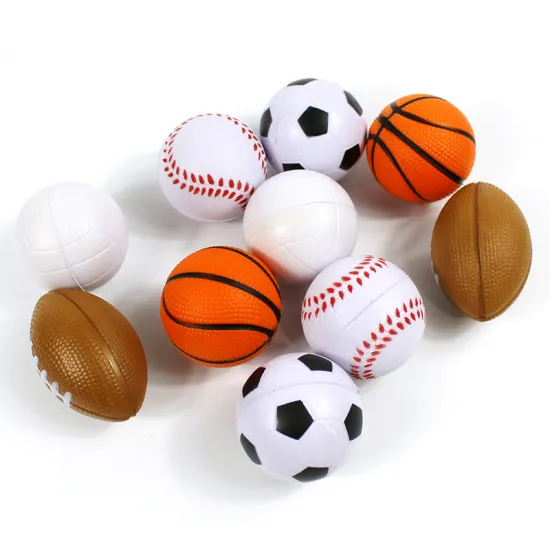 Wholesale Sports-themed Foam Stress Balls: Basketball, Soccer, Baseball, Rugby