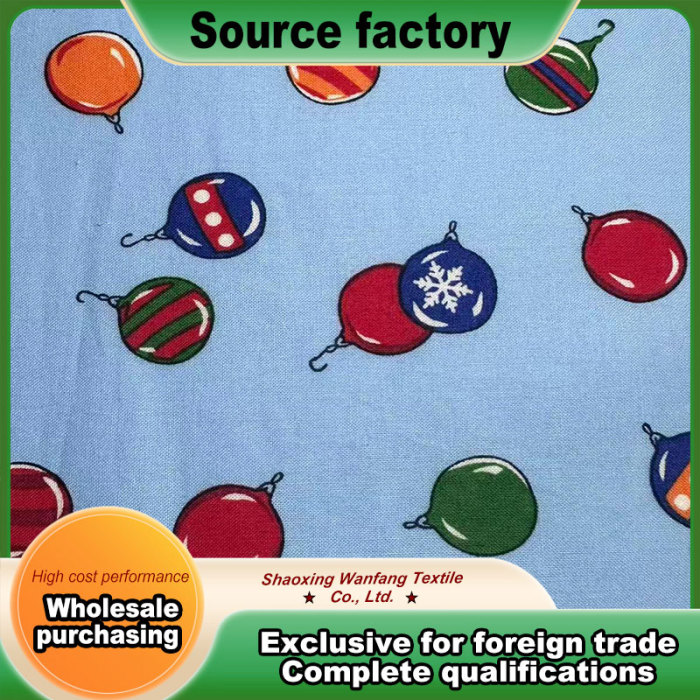 Karikatür Balon Tasarımlı Pamuklu Düz Kumaş