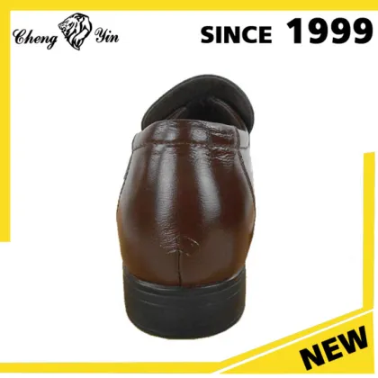 High Class height increasing genuine leather men 's dress shoes