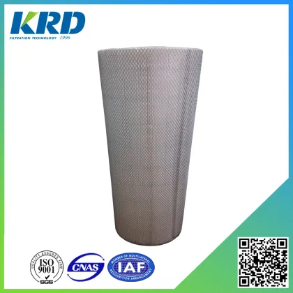Pleated Air Purifier Filter Element Polyester Cartridge