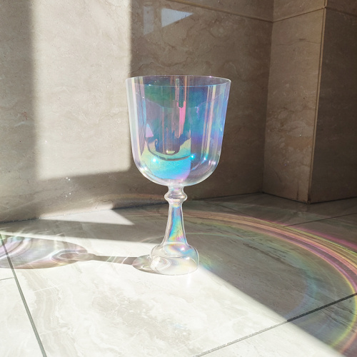 Crystal Singing Bowl Grail Spiritual Healing Quartz Clear Color Crystal Grail Manufactory