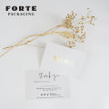 Forte High-End Luxury Custom Foil Logo-Kartenbestand