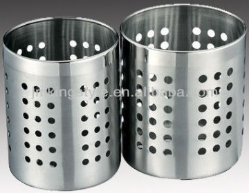 0.5mm thick stainless steel shiny kitchenware utensil holder