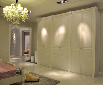 Br-Wd002 Wardrobe with PVC Swing Door